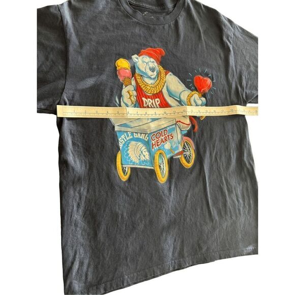 Hustle Gang  "Cold Hearts" Men's T-shirt size L - Picture 4 of 11